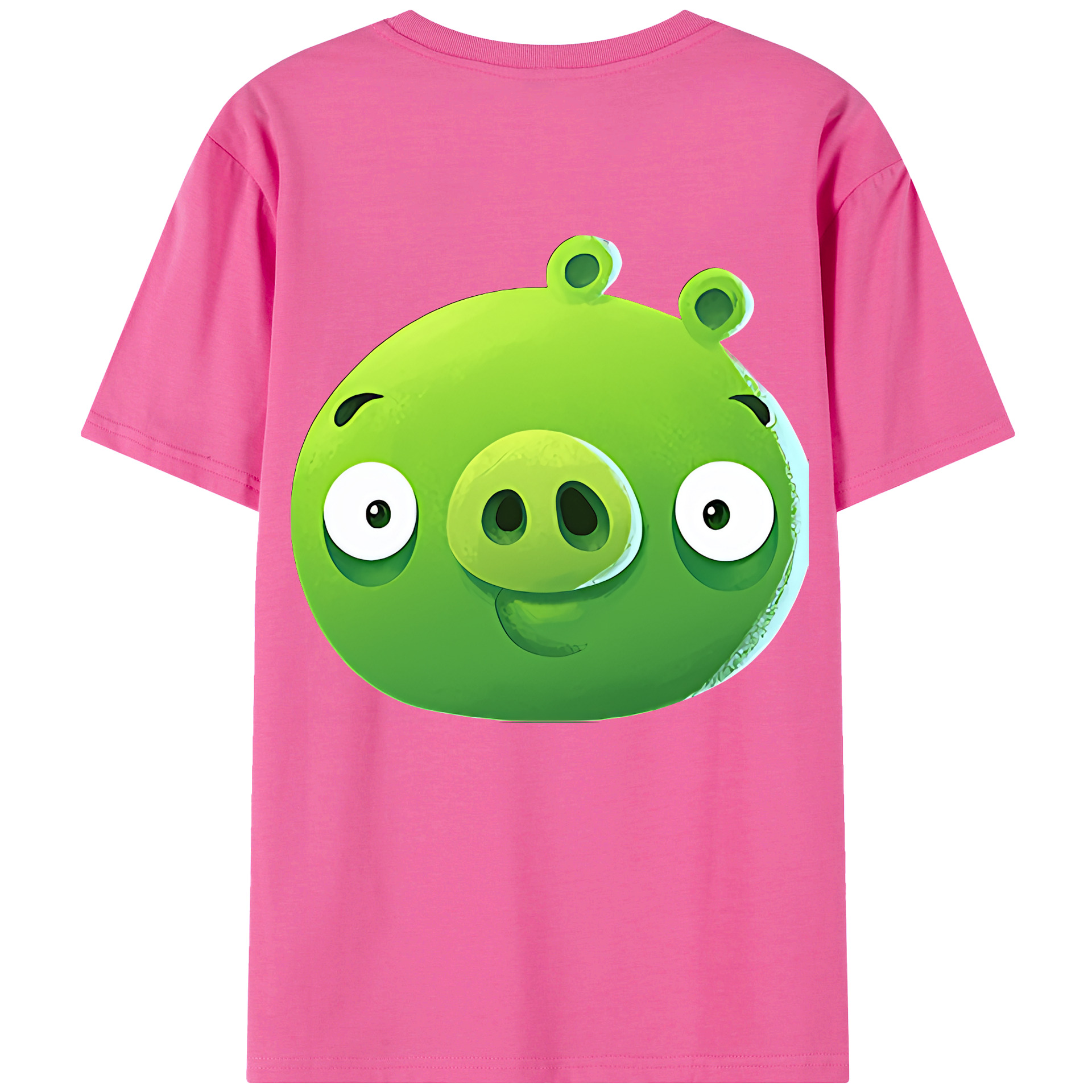 （画像用） Angry Birds アングリーバード レディース半袖Tシャツ(バックプリント)
